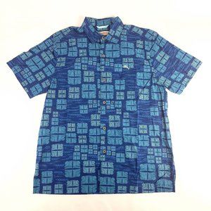 Tommy Bahama Button Down Hawaiian Shirt Size M
